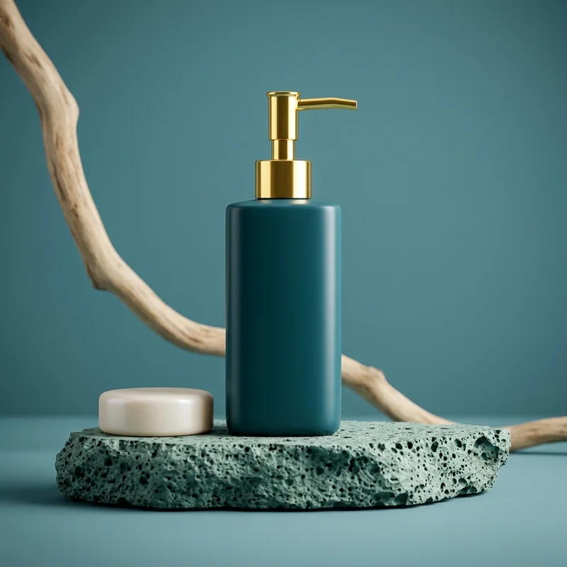 Natural spa product on stone