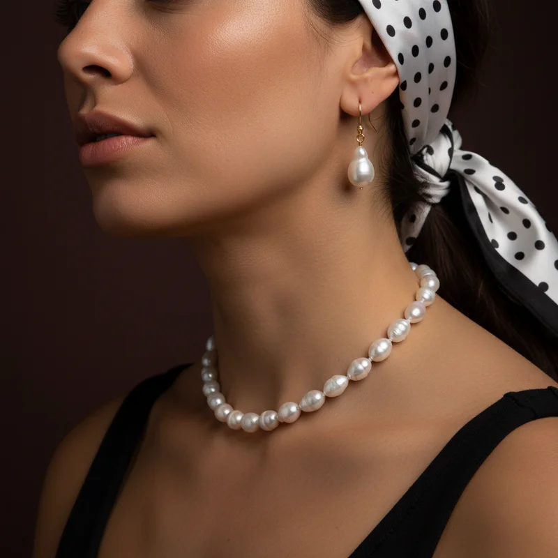 Elegant pearl jewelry
