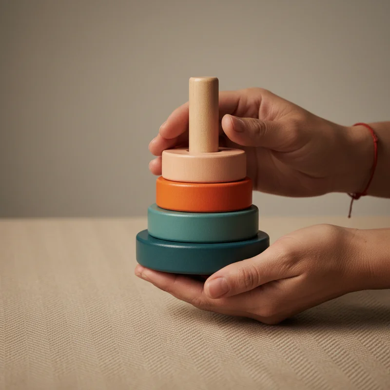 Playful Stacking Toy Hands