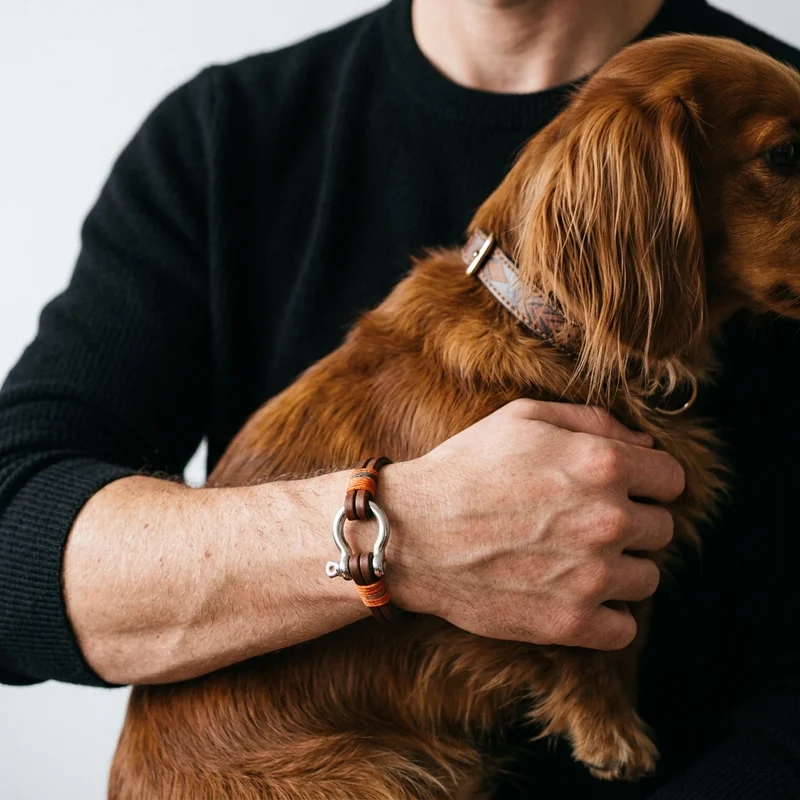 Warm bracelet and pet connection