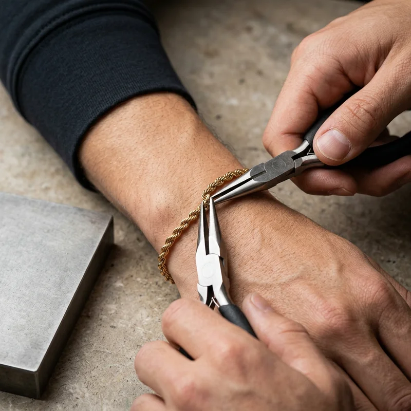 Jewelry making with pliers