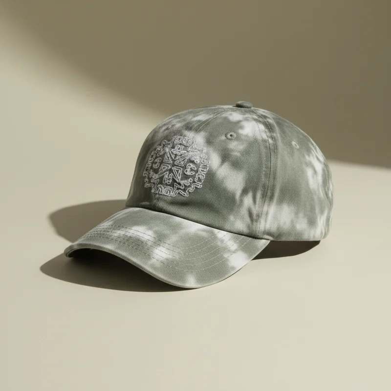 Stylish green baseball cap