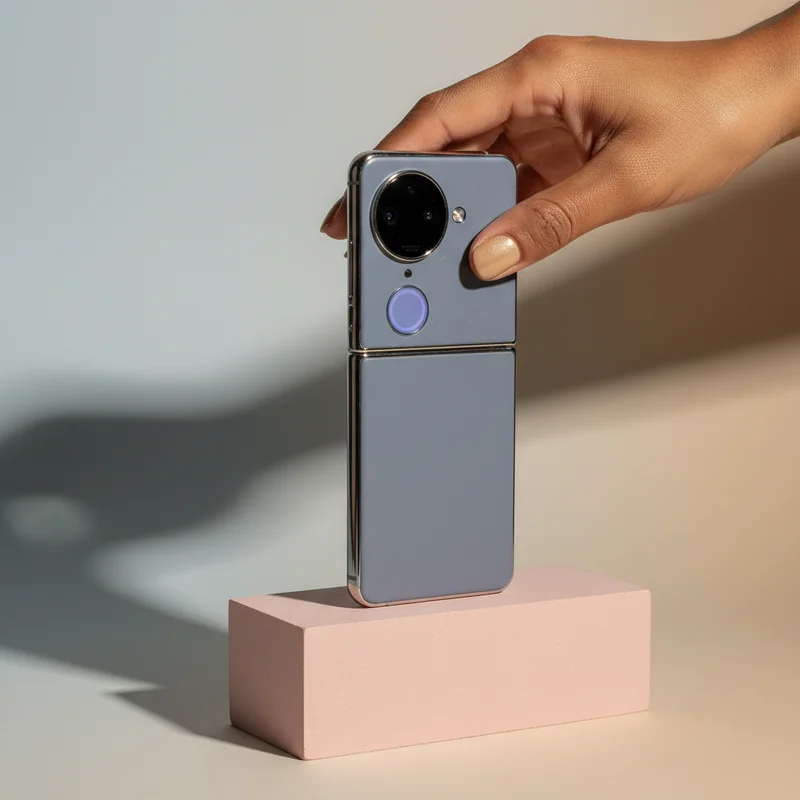 Modern tech gadget in hand
