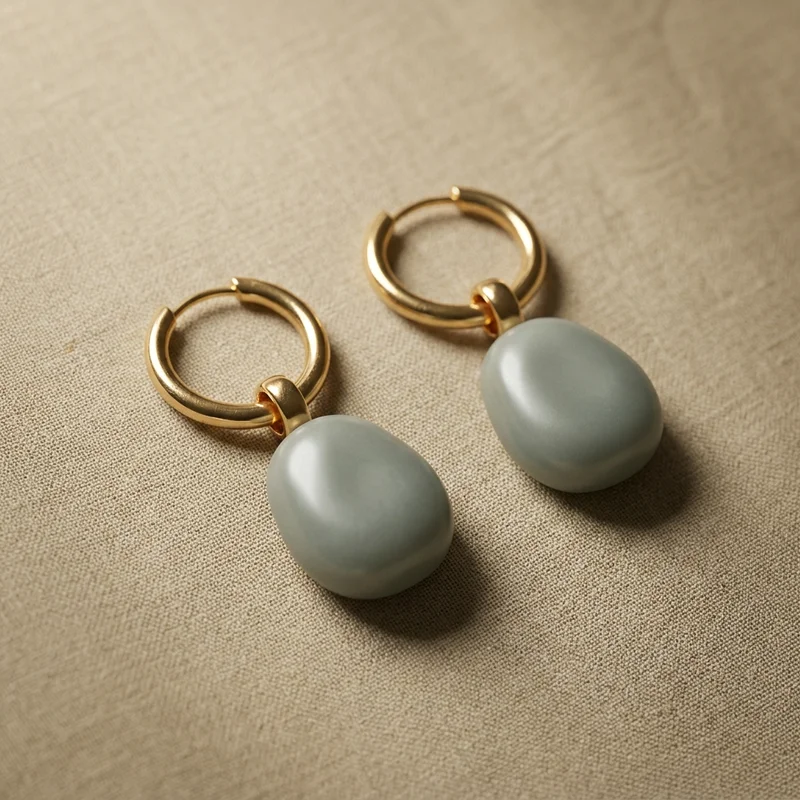 Elegant Stone Drop Earrings