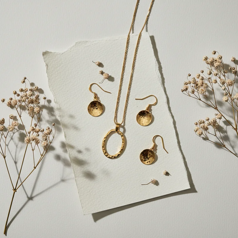 Boho Gold Jewellery Display