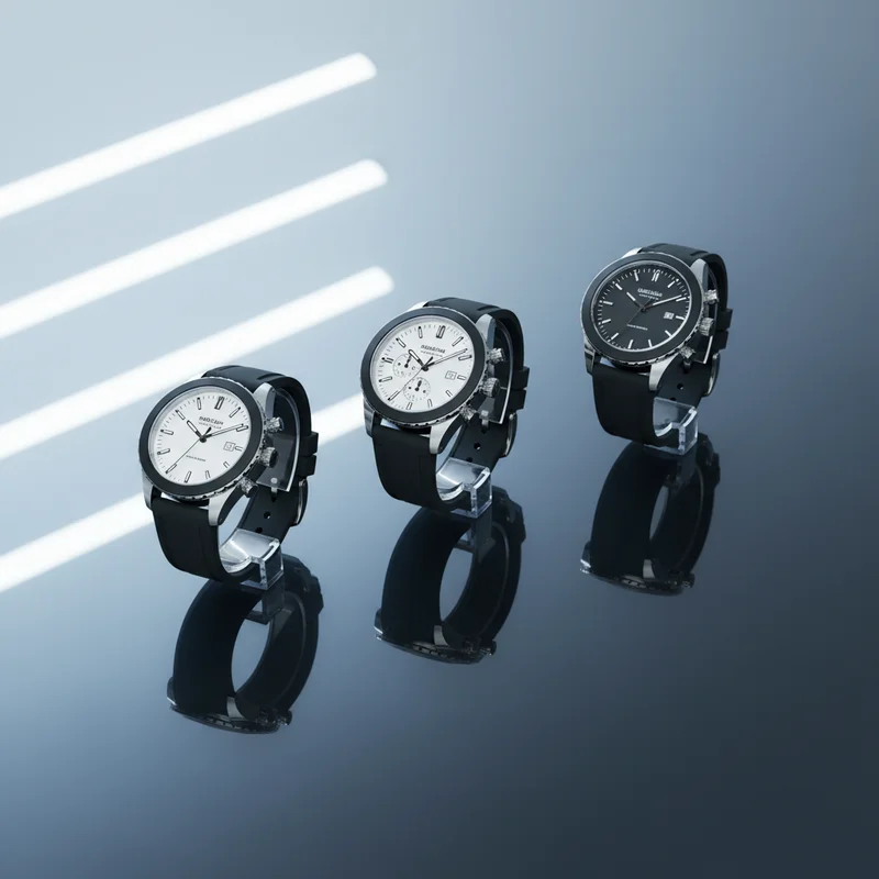 Collection of luxury wristwatches