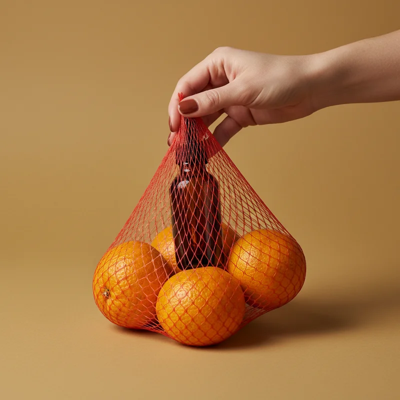 Fresh Oranges in Net Bag
