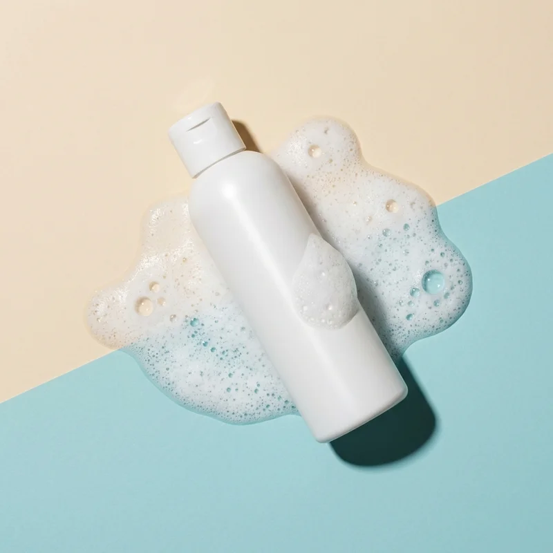 Cleanser bottle with soap foam