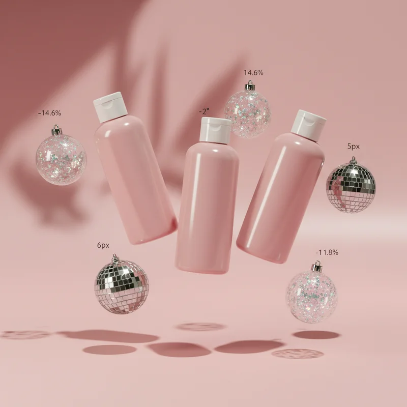 Festive Beauty Product Display