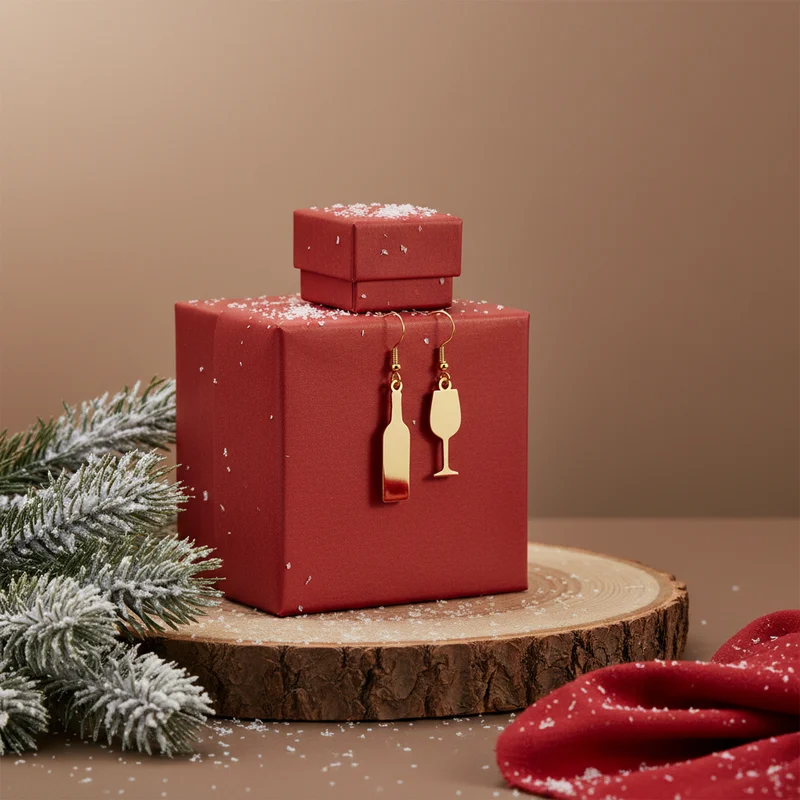 Festive Red Gift Box