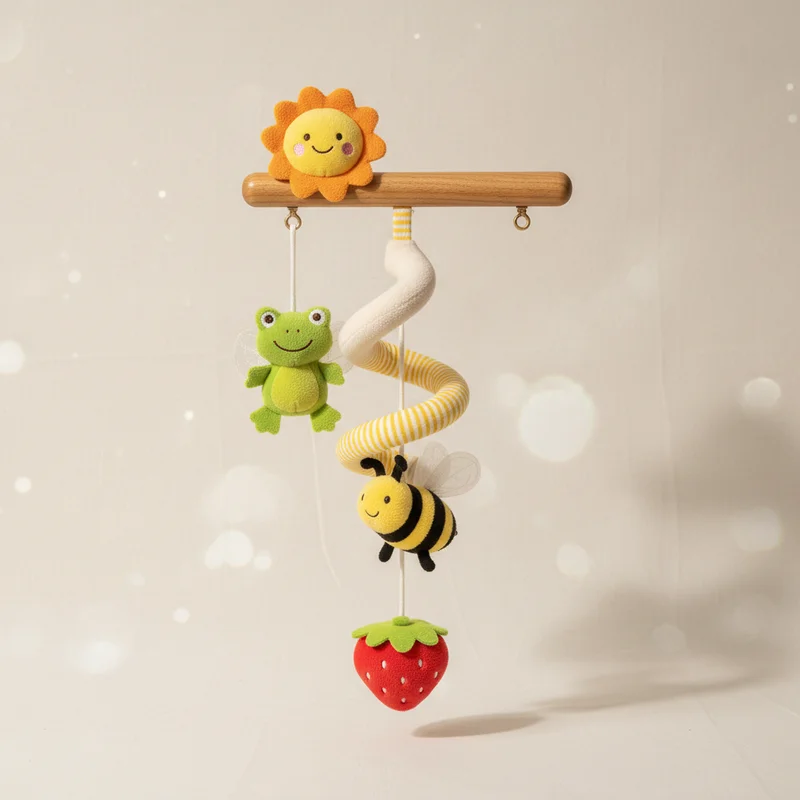 Adorable baby crib mobile