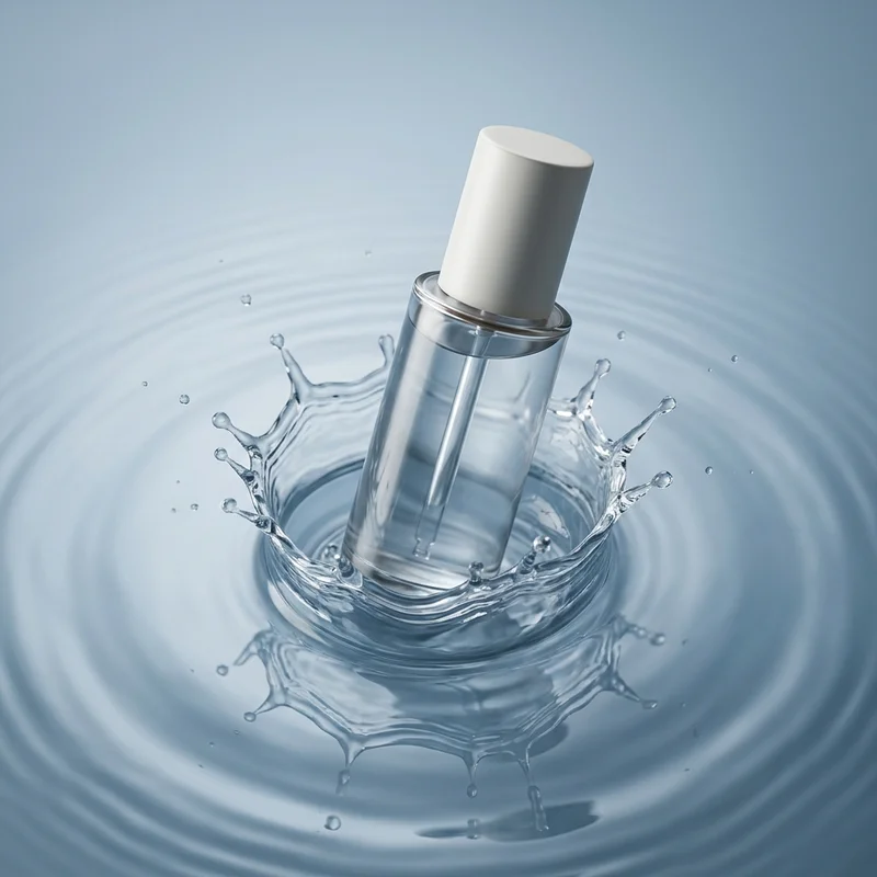 Refreshing water splash skincare