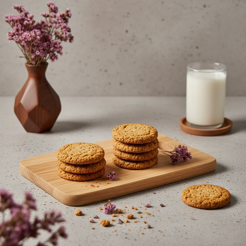 Delicious cookies with lavender