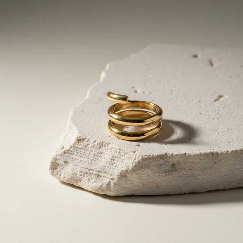 Minimalist gold ring | Product Photography Background Scene | Lume