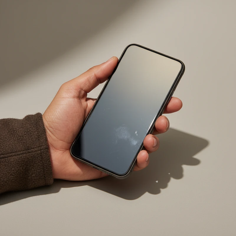 Modern smartphone interaction | Product Photography Background Scene | Lume